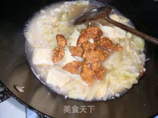 Braised Pork with Frozen Chinese Cabbage and Tofu recipe