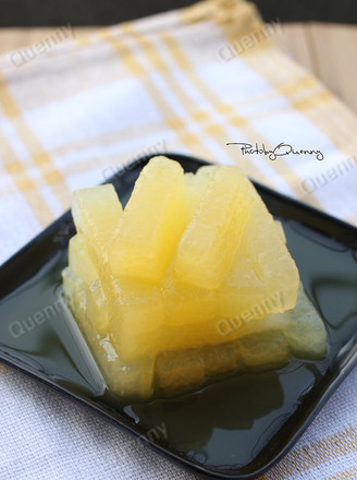 【winter Melon Strips with Orange Juice】 recipe