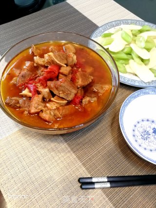 Stewed Beef Brisket with Tomatoes recipe