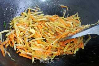 Vegetarian Fried Potato Shreds recipe