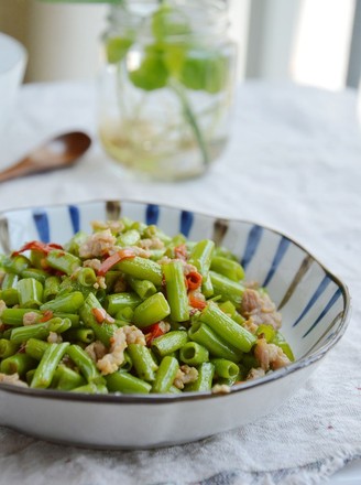 Stir-fried Minced Pork with Tong Cai Geng recipe