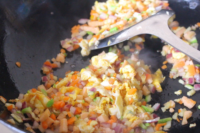 Colorful Fried Rice recipe