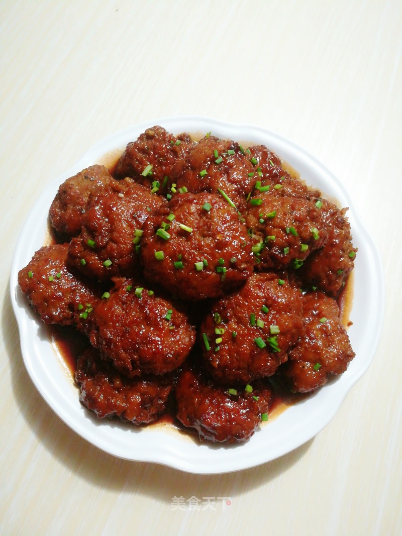 Braised Lotus Root Meatloaf recipe