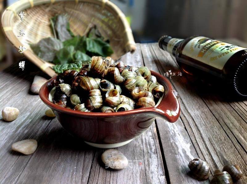 #trust之美# Appetizers, Snacks, Fried Escargot with Perilla recipe