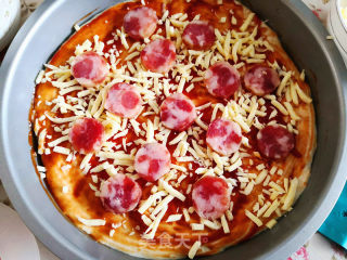 Sausage Corn Pizza recipe