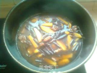 Potato Stew with Purple Beans recipe