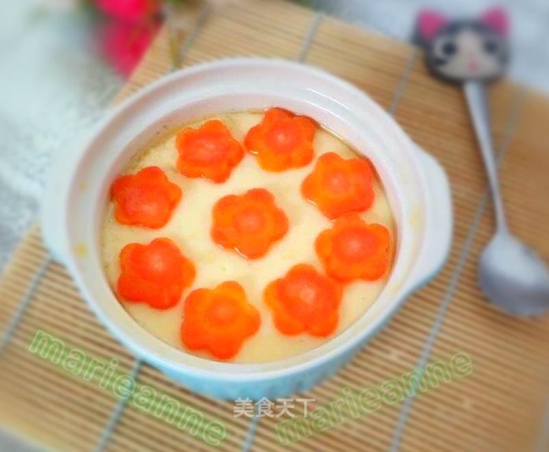 Carrot Flower Custard recipe