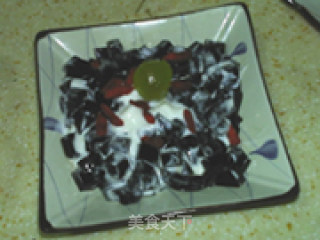 Yogurt Black Jelly recipe