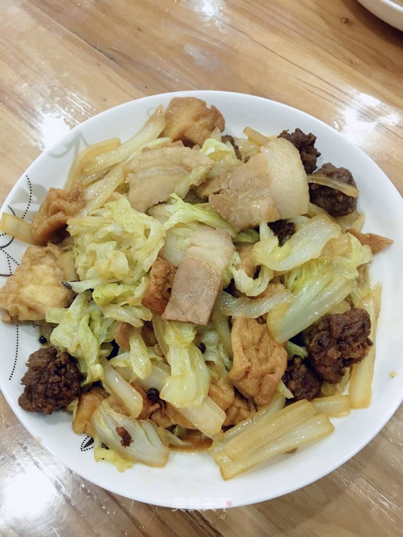 Cooked Meat Stewed Cabbage recipe