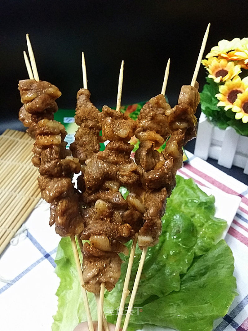 【jiangsu】orleans Cumin Lamb Skewers (microwave Version) recipe