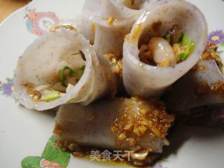Creative Q Version Shiitake Mushroom and Shrimp Intestine Noodles recipe