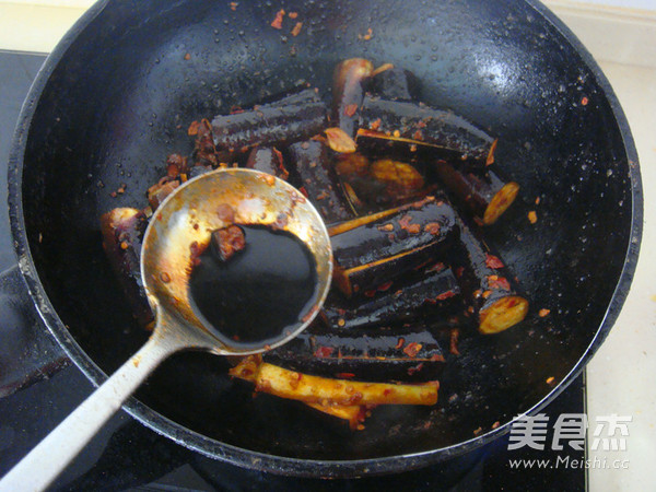 Eggplant Claypot with Minced Meat recipe