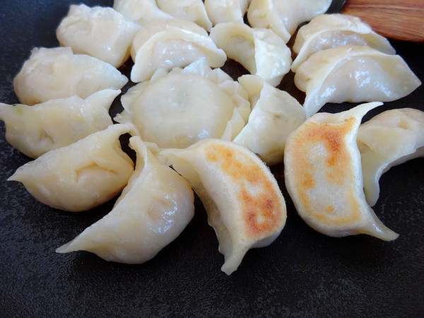 Fried Dumplings with Horn Melon and Egg recipe