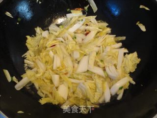 Chinese Cabbage Heart Roasted Beans recipe