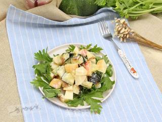 #fourth Section Baking Contest and is Love to Eat Festival# Roasted Pumpkin and Apple Salad recipe