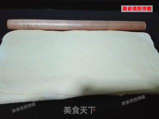 Braided Pork Floss Toast (one-time Fermentation) recipe