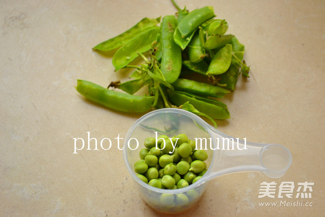 Pork Floss and Peas Rice Paste recipe