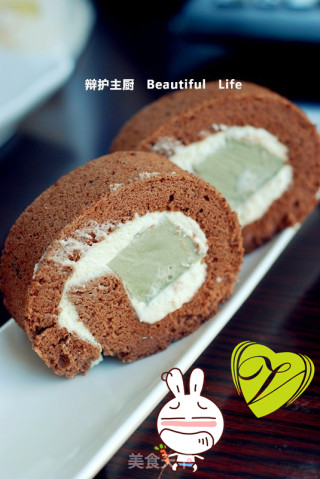 Matcha Panna Cocoa Rolls--the Deep Autumn Taste of Sweetness recipe