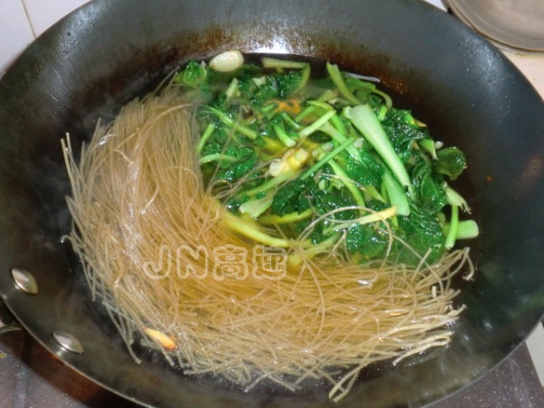 Braised Vermicelli with Moss recipe