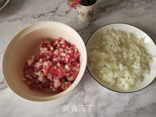 Donkey Meat Dumplings Stuffed with Green Onion recipe