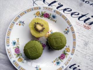 Matcha Snowy Mooncake recipe