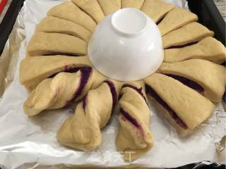 #aca Fourth Session Baking Contest# Making Pornographic Twisted Bread with Purple Sweet Potato recipe