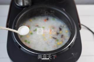 Colorful Shrimp Congee recipe