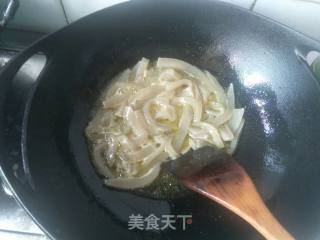 Fried Konjac Shreds with Pickled Cabbage recipe