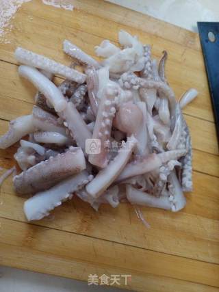 Spicy Squid with Cumin recipe