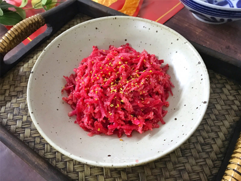 Sweet-scented Osmanthus Radish Shreds recipe