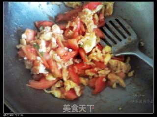 Common Dishes on The Table---tomato and Egg recipe