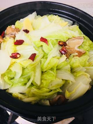 Serving Food ~ Stewed Large Intestine with Cabbage (fresh and Oil-free Version) recipe