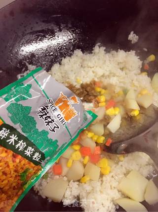 Potato Fried Rice recipe