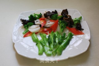 [new Year Dishes Sharing 1]·lotus Pond Suying——[seasonal Vegetables Soaked in Abalone Sauce] recipe