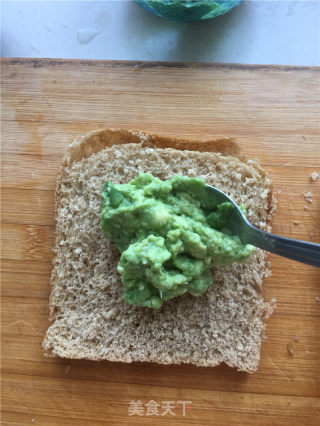 #trust之美#avocado Brushed Sandwich recipe