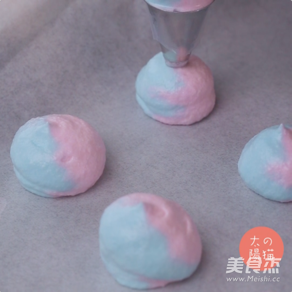 Ice Cream Color Meringue ｜sun Cat Breakfast recipe