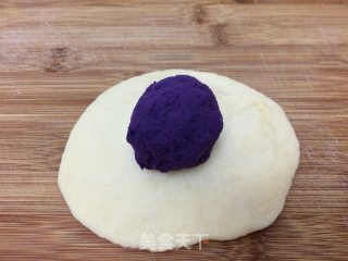 Caterpillar Purple Sweet Potato Bread recipe