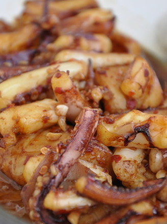 Grilled Squid with Korean Spicy Sauce recipe