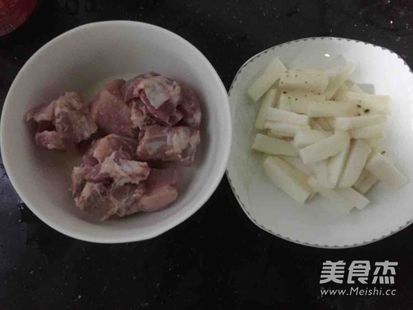 Yam Pork Ribs Soup recipe