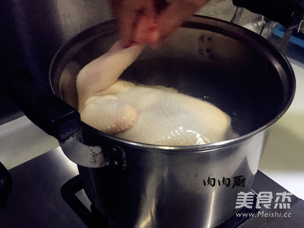 Cantonese-style Secret White-cut Chicken Meat Chef recipe