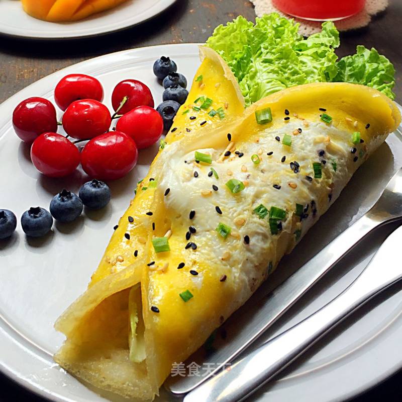 Egg and Vegetable Burrito recipe