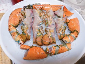 Boston Lobster-one Shrimp, Three Eats recipe
