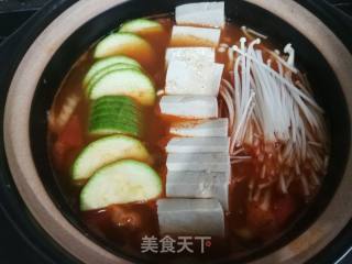 Korean Spicy Cabbage Tofu Soup recipe