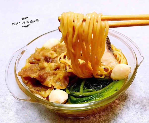 Noodles with Fresh Vegetables recipe