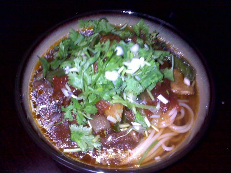 Tomato Beef Noodle recipe
