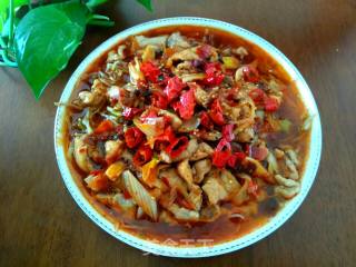 Poached Pork with Bean Sprouts and Vegetables recipe