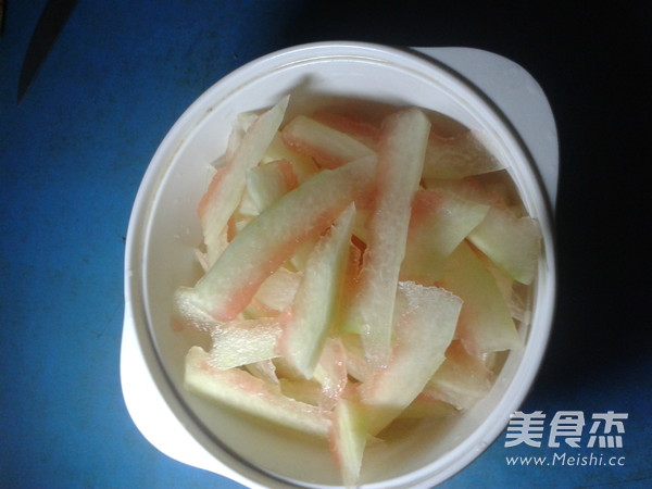 Cold Watermelon Peel recipe