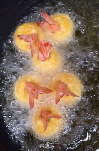 Golden Sticky Rice Shrimp Balls recipe