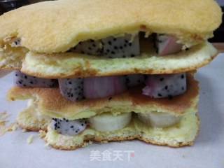 Butterfly Cream Fruit Layer Cake recipe