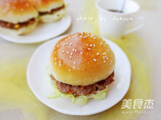 Homemade Golden Cutlet Burger recipe